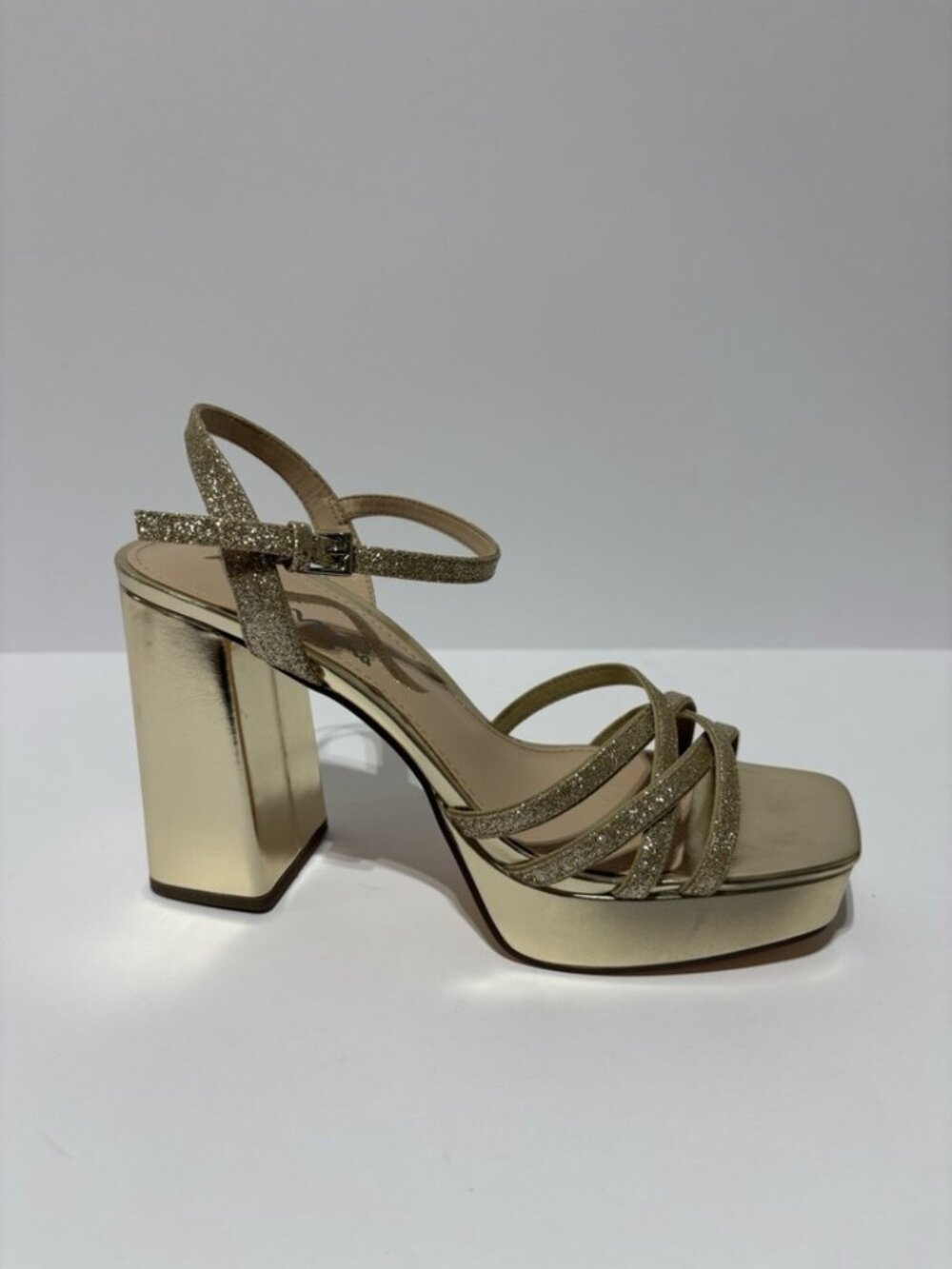 Nina Women’s Sarina Platino Platform Sandals, Size 8.5 M